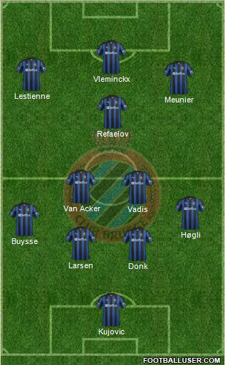 Club Brugge KV Formation 2012