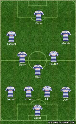 Queens Park Rangers Formation 2012