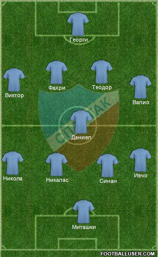 Spartak-S '94 (Plovdiv) Formation 2012