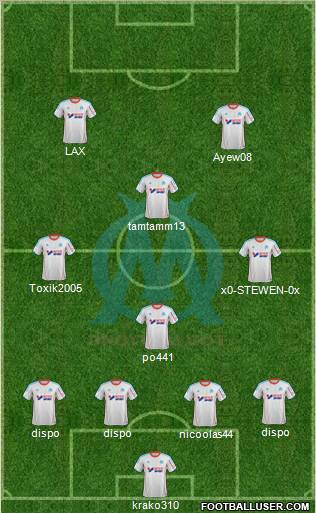 Olympique de Marseille Formation 2012