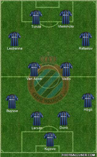 Club Brugge KV Formation 2012