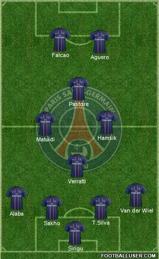 Paris Saint-Germain Formation 2012
