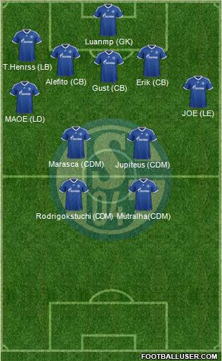 FC Schalke 04 Formation 2012