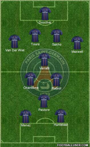 Paris Saint-Germain Formation 2012