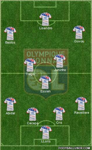 Olympique Lyonnais Formation 2012