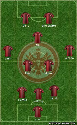 Eintracht Frankfurt Formation 2012
