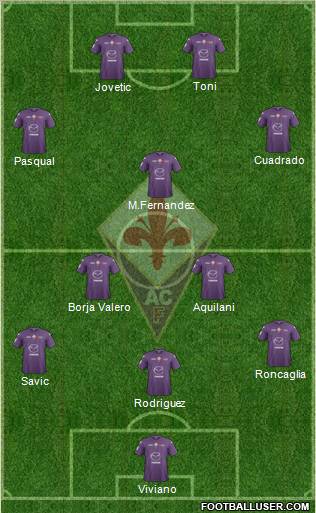 Fiorentina Formation 2012