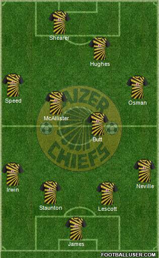 Kaizer Chiefs Formation 2012