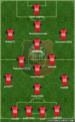 Stade Rennais Football Club Formation 2012