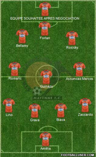 Stade Lavallois Mayenne FC Formation 2012