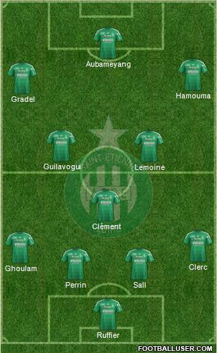 A.S. Saint-Etienne Formation 2012
