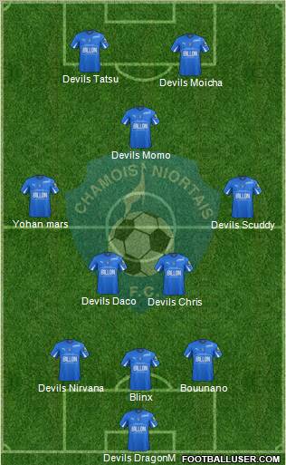 Chamois Niortais Football Club Formation 2012