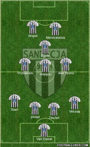 Sandecja Nowy Sacz Formation 2012