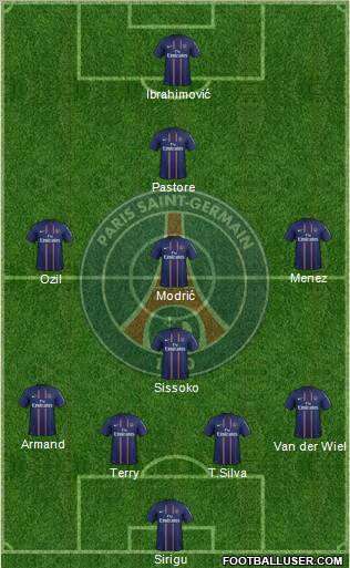 Paris Saint-Germain Formation 2012