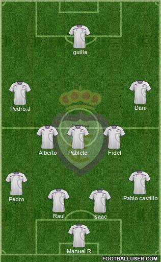 Real Jaén C.F. Formation 2012