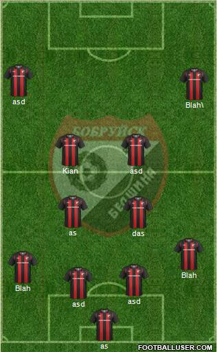 Belshina Bobruisk football formation