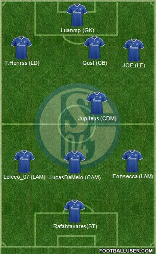 FC Schalke 04 Formation 2012