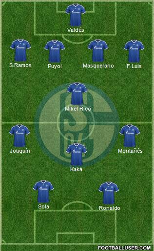 FC Schalke 04 Formation 2012
