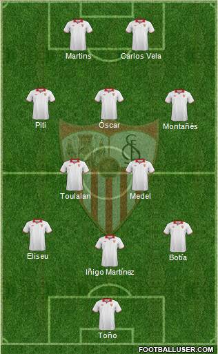 Sevilla F.C., S.A.D. Formation 2012