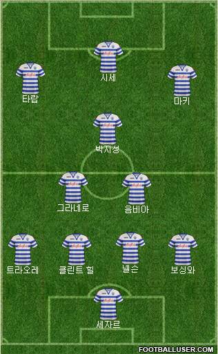 Queens Park Rangers Formation 2012