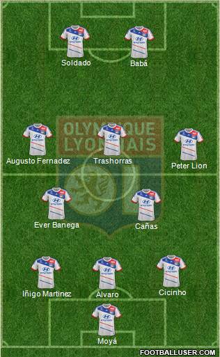 Olympique Lyonnais Formation 2012