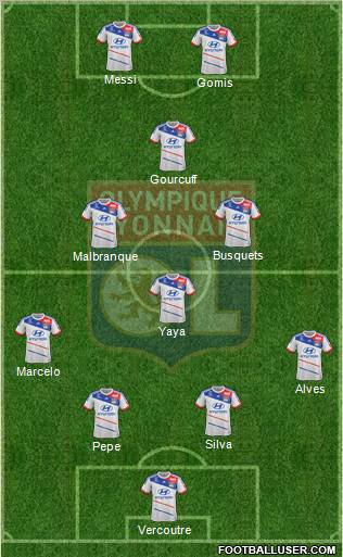 Olympique Lyonnais Formation 2012