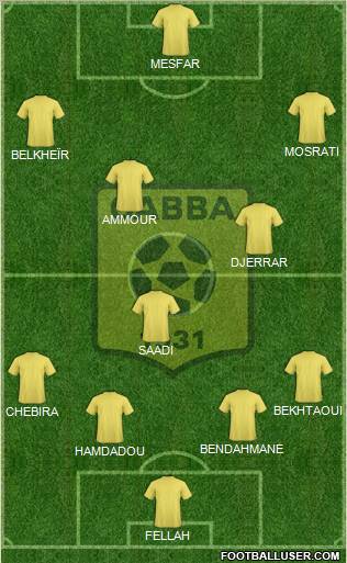 Chabab Ahly Bordj Bou Arréridj Formation 2012