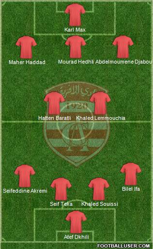 Club Africain Tunis Formation 2012