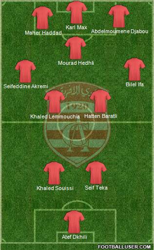 Club Africain Tunis Formation 2012