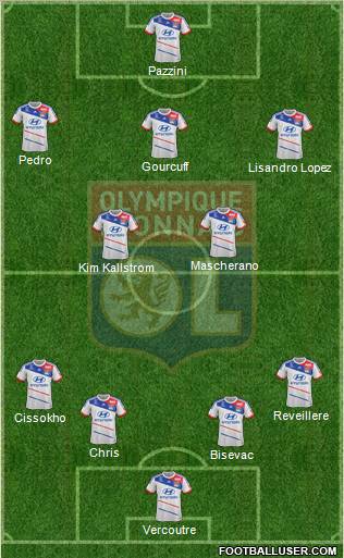 Olympique Lyonnais Formation 2012