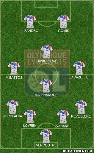 Olympique Lyonnais Formation 2012