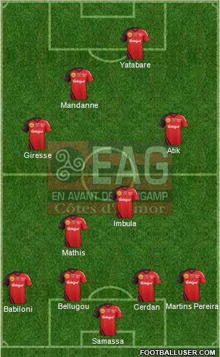En Avant de Guingamp Formation 2012