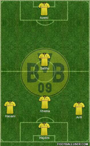 Borussia Dortmund Formation 2012