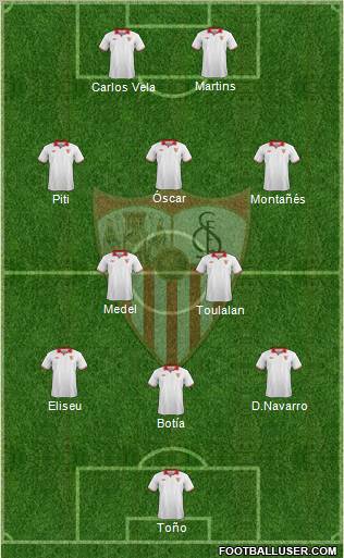 Sevilla F.C., S.A.D. Formation 2012
