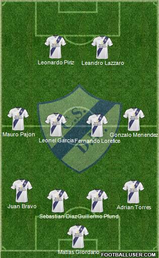 Deportivo Merlo Formation 2012