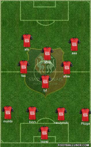 Stade Rennais Football Club Formation 2012