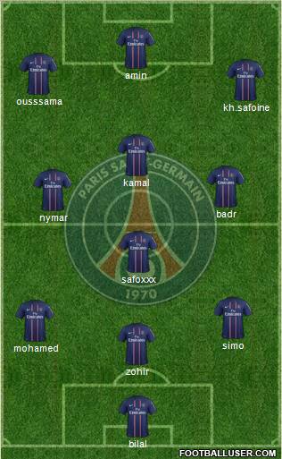 Paris Saint-Germain Formation 2012