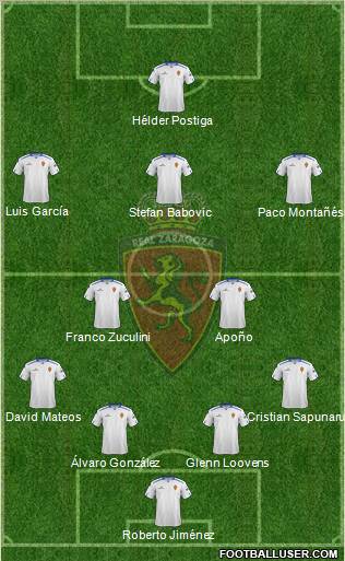 R. Zaragoza S.A.D. Formation 2012