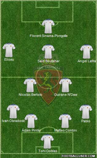 R. Zaragoza S.A.D. Formation 2012