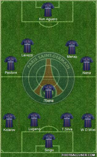 Paris Saint-Germain Formation 2012