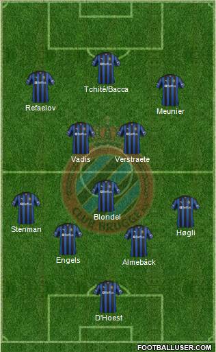 Club Brugge KV Formation 2012