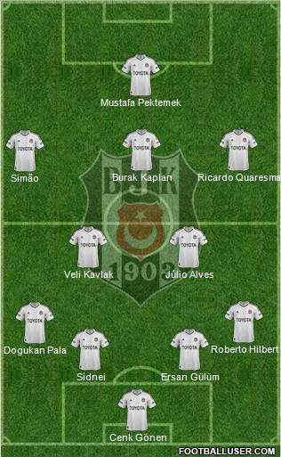 Besiktas JK Formation 2012