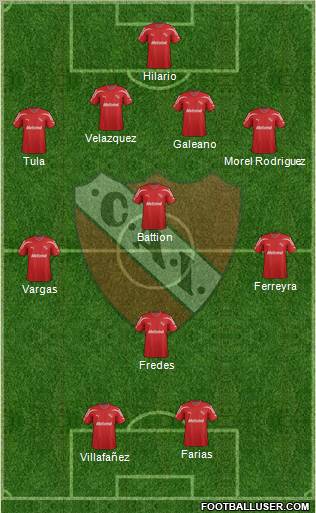 Independiente Formation 2012