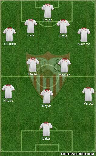 Sevilla F.C., S.A.D. Formation 2012