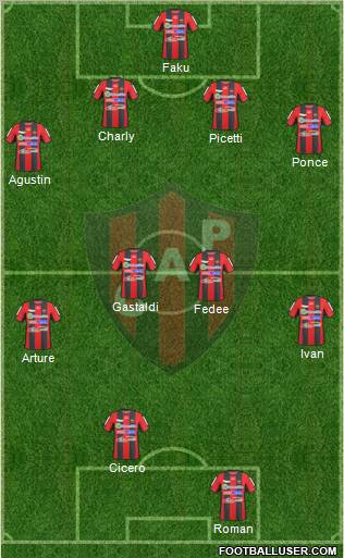 Patronato de Paraná football formation