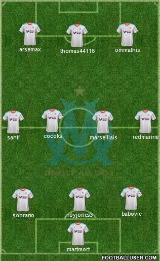 Olympique de Marseille Formation 2012