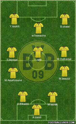 Borussia Dortmund Formation 2012