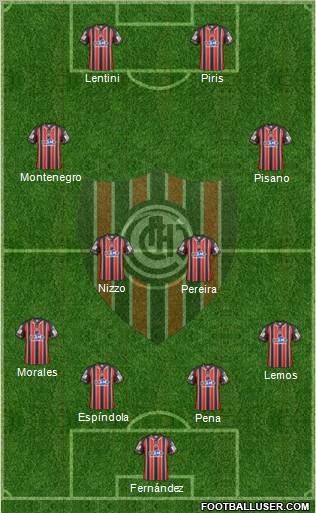 Chacarita Juniors Formation 2012