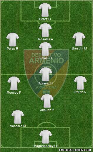 Deportivo Armenio Formation 2012