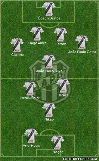 AA Ponte Preta Formation 2012